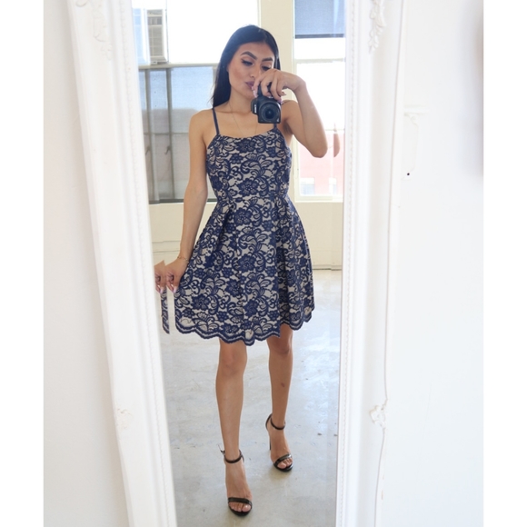 Speechless Women’s Lace & Flare Dress - Picture 6 of 7